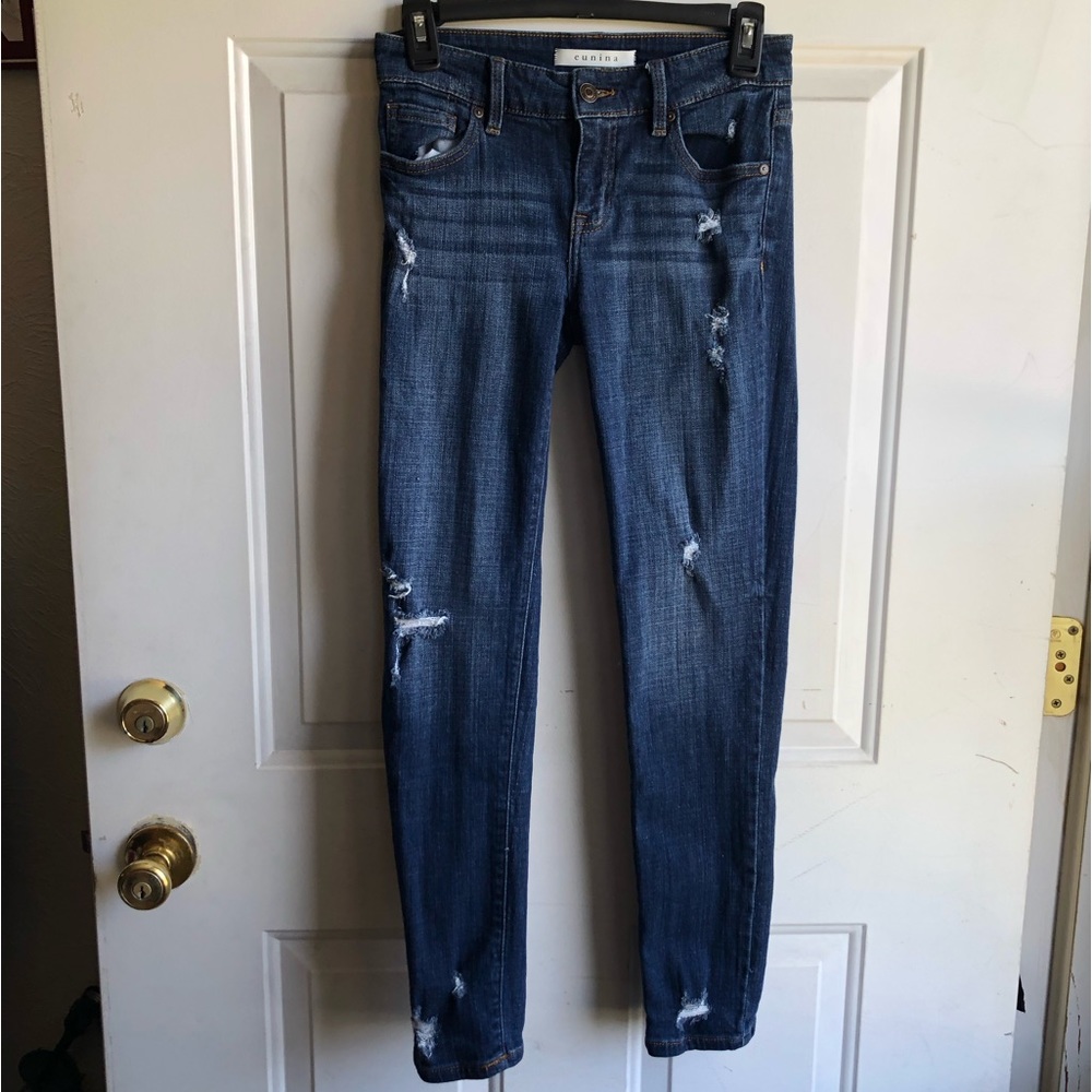 🌟 3/$15 eunina distressed jeans size 0